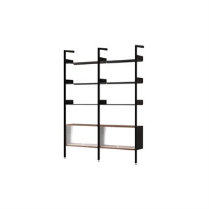 &Tradition Rombe IF3 &IF6 Configurazione Scaffalatura E Noce laccato/Antracite