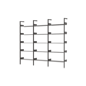 &Tradition Rombe IF1 &IF4 & IF4 Configurazione Scaffalatura F Noce laccato/Antracite