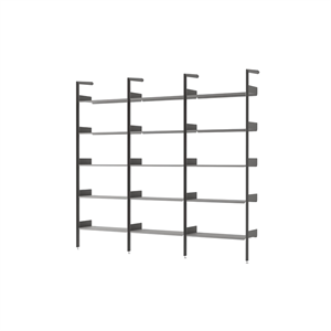 &Tradition Rombe IF1 &IF4 & IF4 Configurazione Scaffalatura F Noce laccato/Antracite