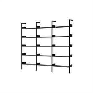 &Tradition Rombe IF1 &IF4 & IF4 Configurazione Scaffalatura F Noce laccato/Antracite