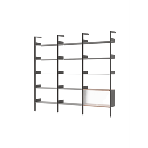&Tradition Rombe IF1 &IF4 & IF6 Configurazione Scaffalatura H Noce laccato/Antracite