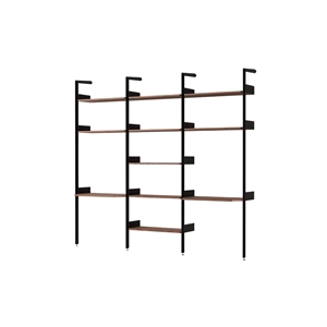 Configurazione Scaffalatura Rhomb IF2 &IF4 & IF5 & &Tradition in Noce Laccato