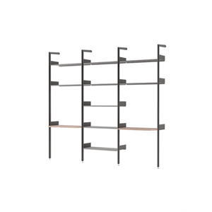 &Tradition Rombe IF2 &IF4 & IF5 Configurazione Scaffalatura in Noce Laccato/antracite