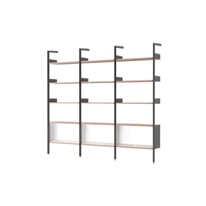 &Tradition Rhomb IF3 &IF6 & IF6 Configurazione Scaffalatura K Noce Laccato