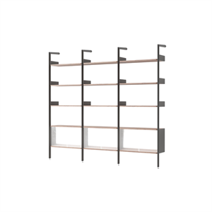 &Tradition Rhomb IF3 &IF6 & IF6 Configurazione Scaffalatura K Noce Laccato