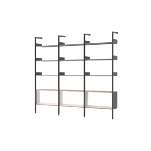 &Tradition Rombe IF3 &IF6 & IF6 Configurazione Scaffalatura K Noce laccato/Antracite