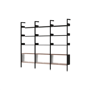 &Tradition Rombe IF3 &IF6 & IF6 Configurazione Scaffalatura K Noce laccato/Antracite