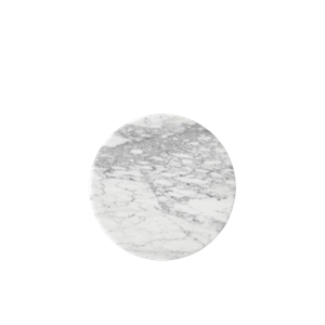 &Tradition Piastra Superiore in Filo Metallico Per VP11 Ø38 Bianco Carrara
