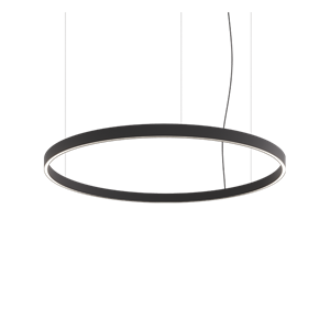 Lampadario Intra Lighting Rynk SDI Ø90 Opaco Nero