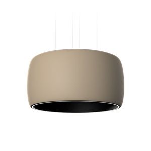 Intra Lighting Black Hole Lampadario con sistema audio Ø84 Crema Beige
