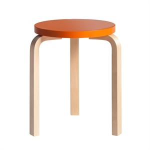 artek 60 Sgabello Betulla/ Arancione