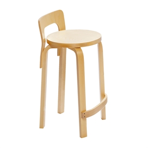 artek K65 Sgabello Bar Betulla