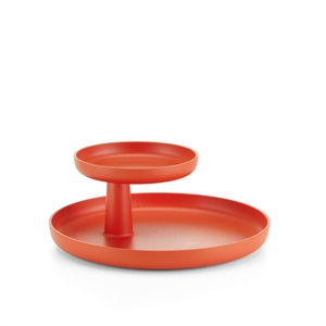 Vitra Rotary Tray Portaoggetti da Scrivania Poppy Rosso