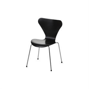 Sedia Fritz Hansen Miniature Series 7 Nero