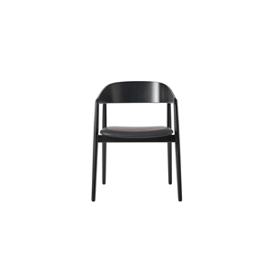 Sedia da Pranzo Andersen Furniture AC2 in Rovere Affumicato/ Nero