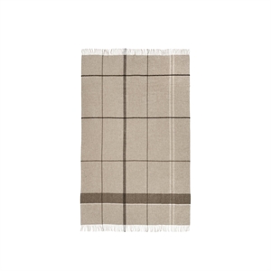 Tappeto Kristina Dam Studio Gradient Naturale/ Marrone