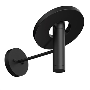 Applique Tonone Beads 35, Luce Verso L'alto , Cablato, Colore Nero Fumé.