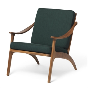 Calda Poltrona Nordica con Schienale Inclinato in teak/Balder 982