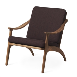 Calda Poltrona Nordica con Schienale Inclinato in teak/Balder 382