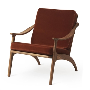 Calda Poltrona Nordica con Schienale Inclinato Teak/Ritz 3701