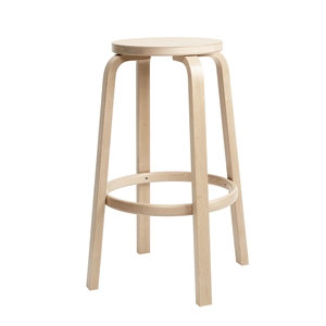 artek 64 Sgabello Bar H75 cm Betulla