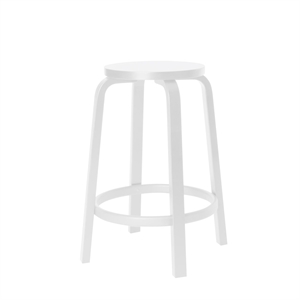 artek 64 Sgabello Bar H65 cm Bianco