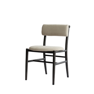 Sedia da Pranzo 101 Copenhagen Nama Coffee Black/Lino