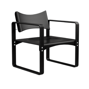 Sedia da Pranzo Verner Panton Series 270 F con Braccioli, Nero