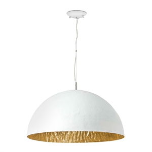 Lampadario Faro MAGMA Bianco Opaco/ Oro