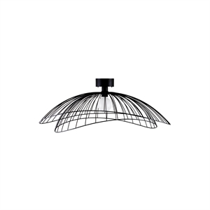 Plafoniera /soffitto Globen Lighting Ray 86 Nero