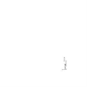 Stilnovo Torino Clip Per Lampada da Tavolo/ Applique Bianco