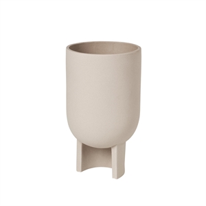 Kristina Dam Studio Serene Flowerpot Terracotta Sabbia Medio