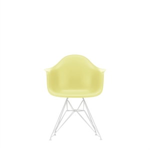 Vitra Eames Plastic RE DAR Sedia da Pranzo Limone/ Bianco