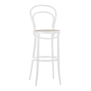 Sgabello da Bar TON No 14 61 cm Rattan/ Bianco