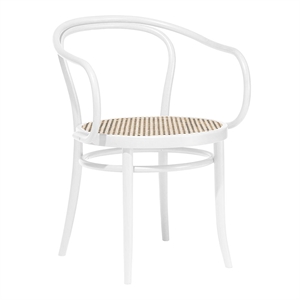 TON No 30 Sedia da pranzo Rattan/ Bianco