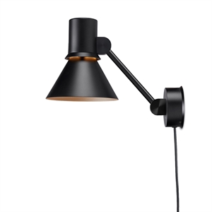 Anglepoise Type 80 W2 Applique con Cavo Nero Opaco