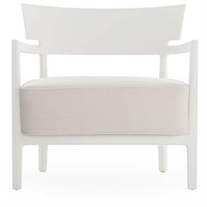 Poltrona da esterno Kartell CARA MAT, Bianco