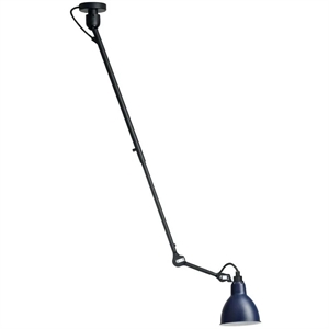 Lampe Gras N302 Plafoniera Blu Opaco Grande