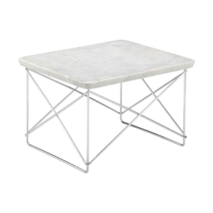 Vitra Occasional LTR Comodino Marmo Chiaro/ Cromo