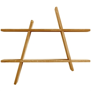 Andersen Furniture A-Shelf Scaffale Medio 52x9x46 Frassino Oliato Fumé