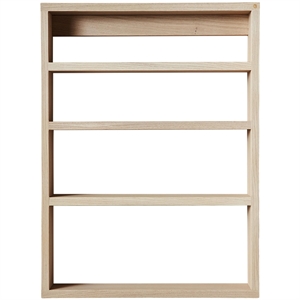 Andersen Furniture Scaffale A-Podium 70x10x52 Rovere Laccato Bianco