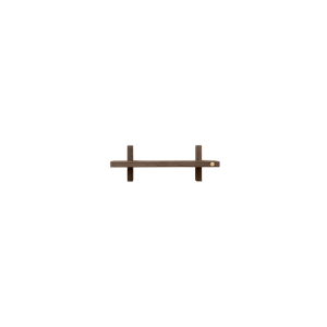 Andersen Furniture Treat Shelf Single Piccolo in Rovere Oliato Affumicato