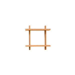 Mensola Andersen Furniture Treat Doppia Piccolo in Rovere Oliato