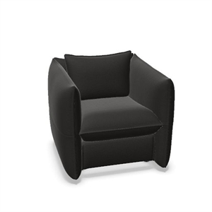 Poltrona Vitra Mariposa Club Laser RE/Dark Carbon