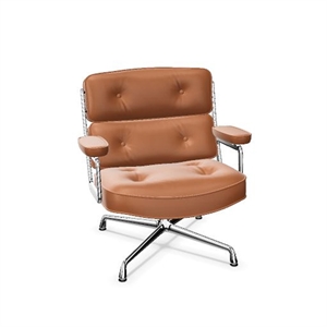 Sedia da Ufficio Vitra Lobby ES 105 Cognac/ Cromo