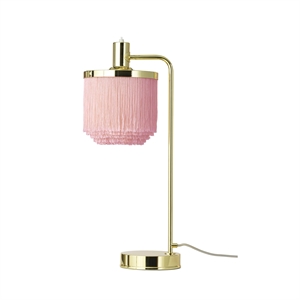 Warm Nordic Fringe Lampada Da Tavolo Rosa Chiaro