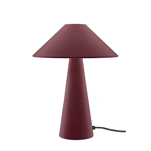 Globen Lighting Cannes Lampada da Tavolo Borgogna