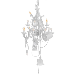 Lampada A Sospensione Karman Beautiful Lampadario Bianco Satinato