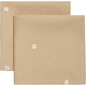 Decotique Daisy Tovagliolo Set da 2 Beige