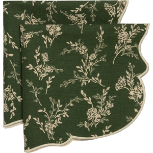 Decotique Gia Tovagliolo Set da 2 Verde